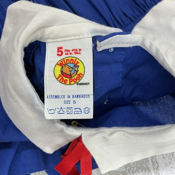 Disney vintage Blue and White Winnie the Pooh Dress - Picture 4 of 4